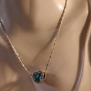 Gorgeous Brand New Sky Blue Necklace